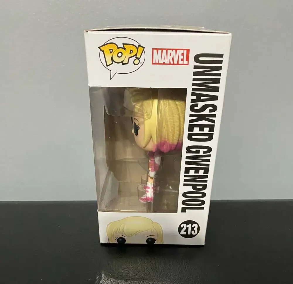 Funko Pop! Marvel Unmasked Gwenpool #213 Walgreens Exclusive - Picture 3 of 6
